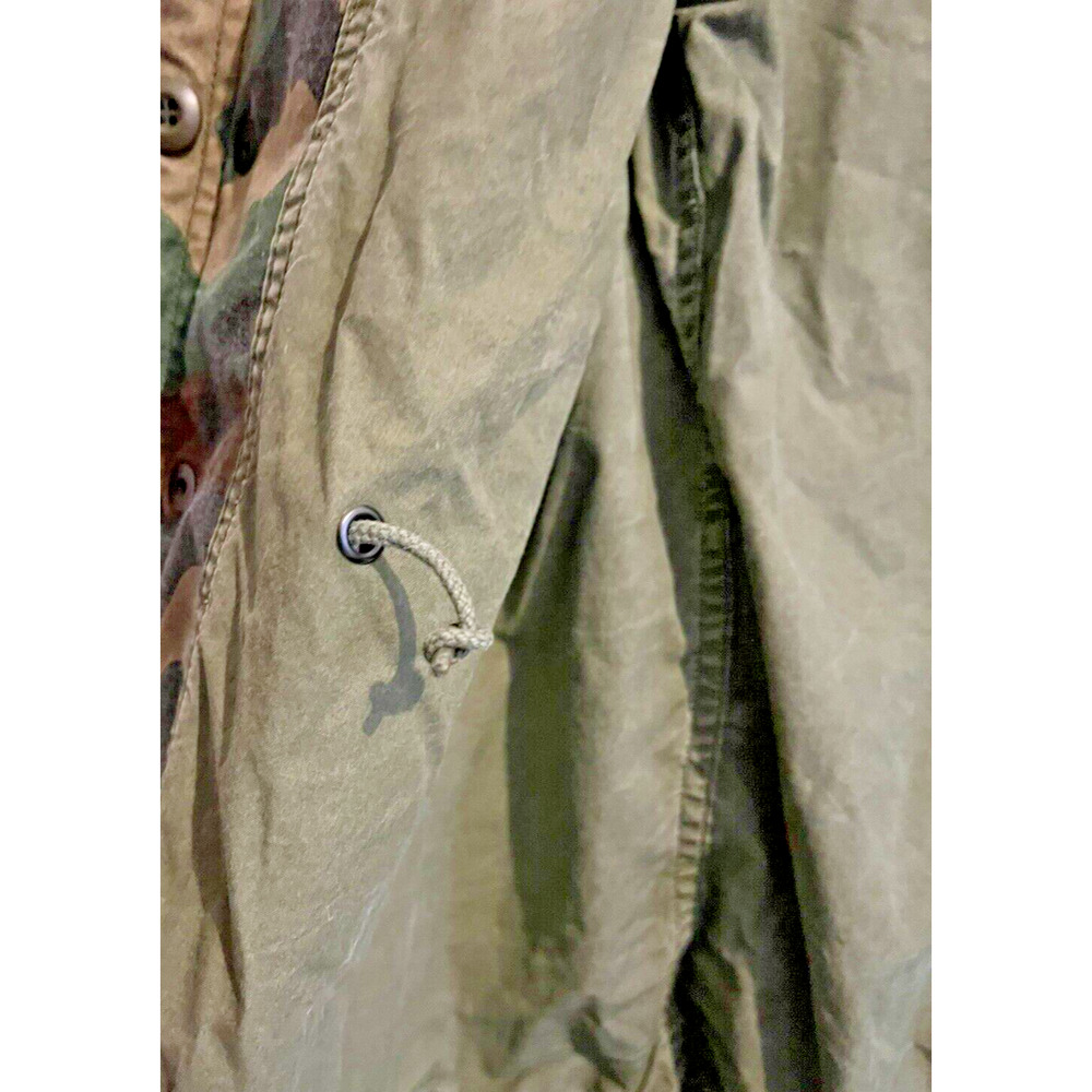 Military BDU Woodland Camo Cold Weather Field Coat DLA100-91-C-8371 - XS X-Short - Picture 12 of 16